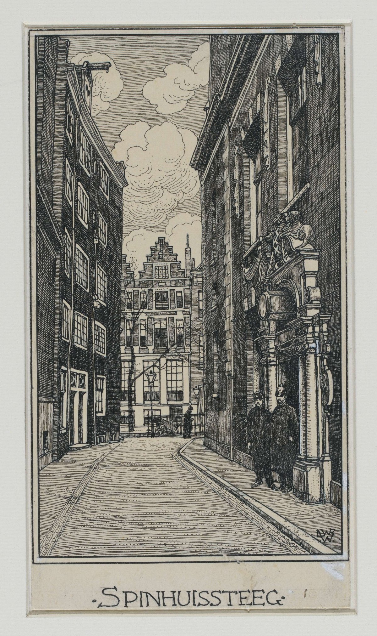 Spinhuissteeg te Amsterdam, Willem Wenckebach, 1870 - 1926
