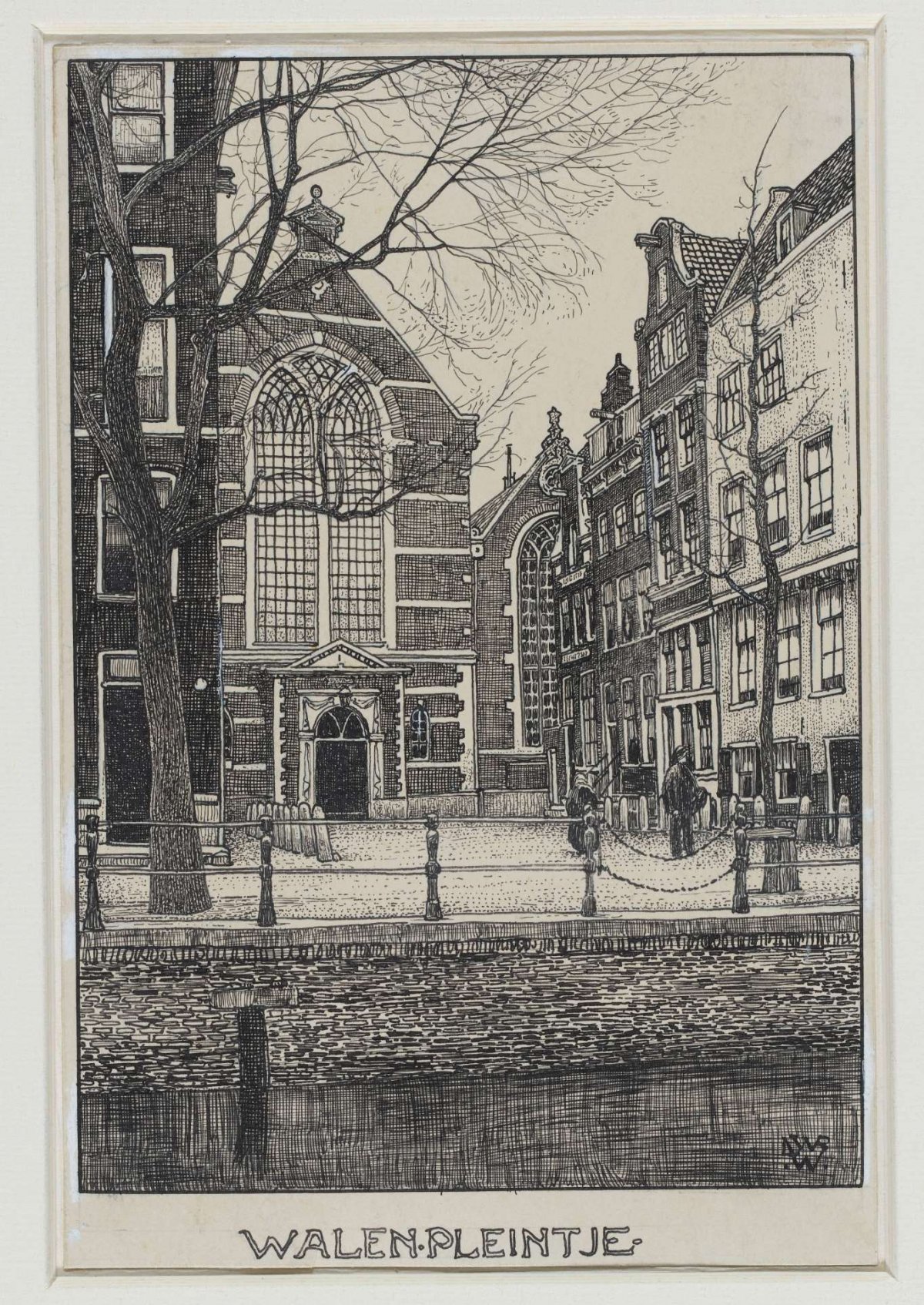 Walen Pleintje te Amsterdam, Willem Wenckebach, 1870 - 1926