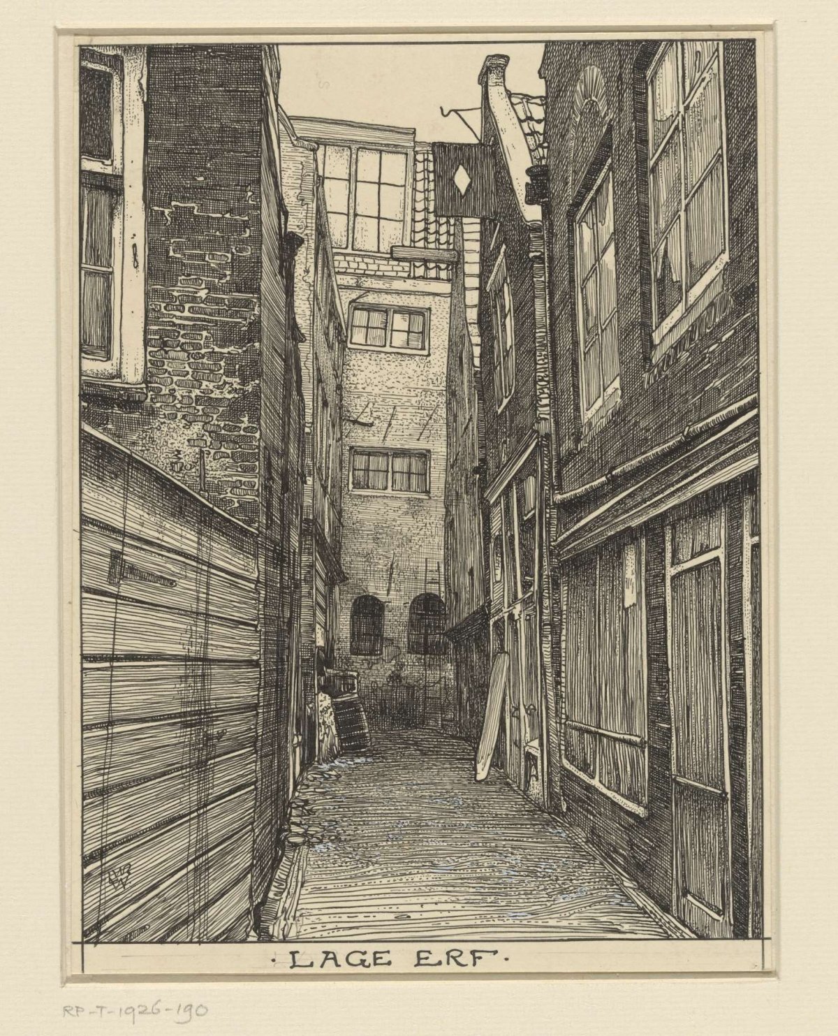 Lage Erf te Amsterdam, Willem Wenckebach, 1870 - 1926