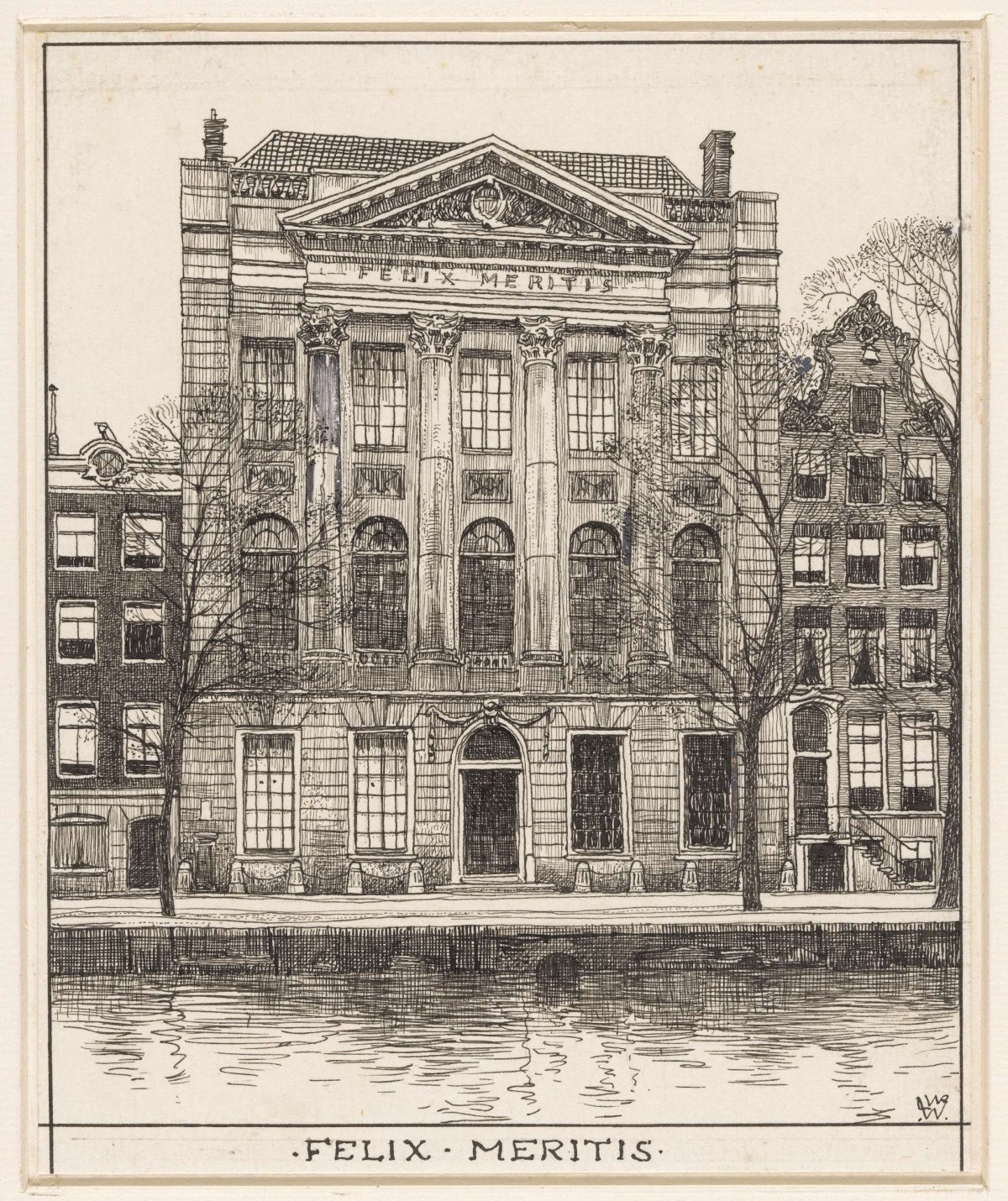 Felix Meritis te Amsterdam, Willem Wenckebach, 1870 - 1926
