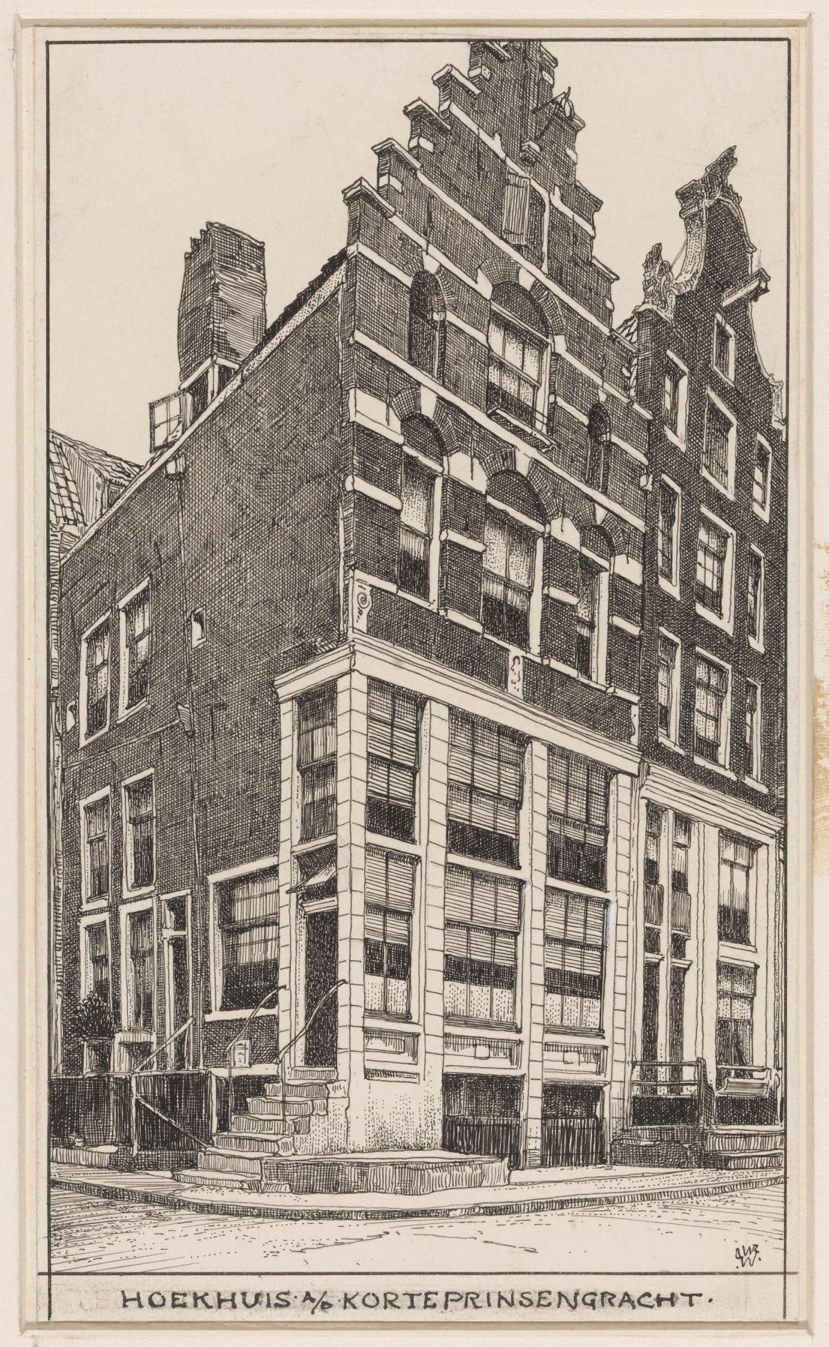 Corner house on the Korte Prinsengracht, Willem Wenckebach, 1870 - 1926