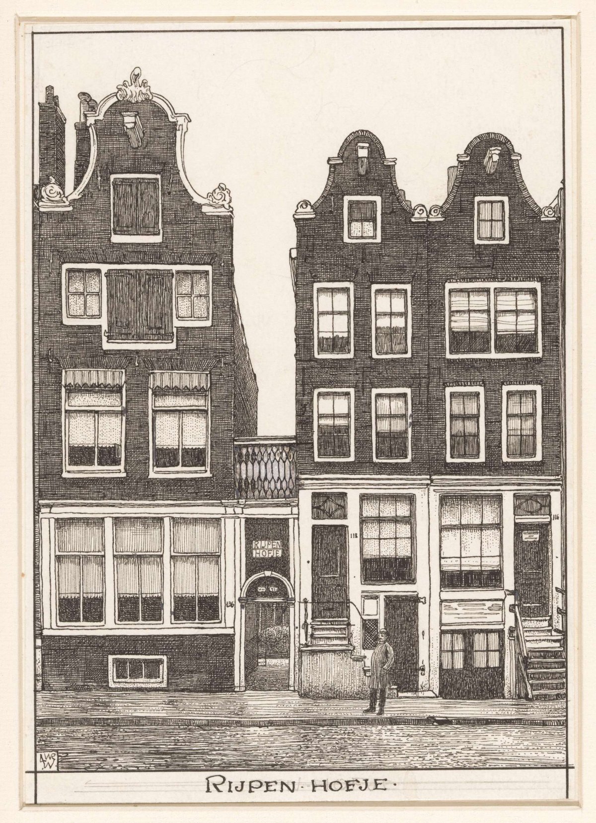 The Rijpen Hofje in Amsterdam, Willem Wenckebach, 1870 - 1926