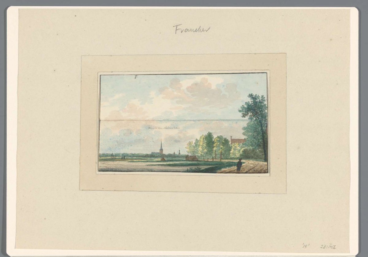 View of Franeker, anonymous, 1700 - 1800