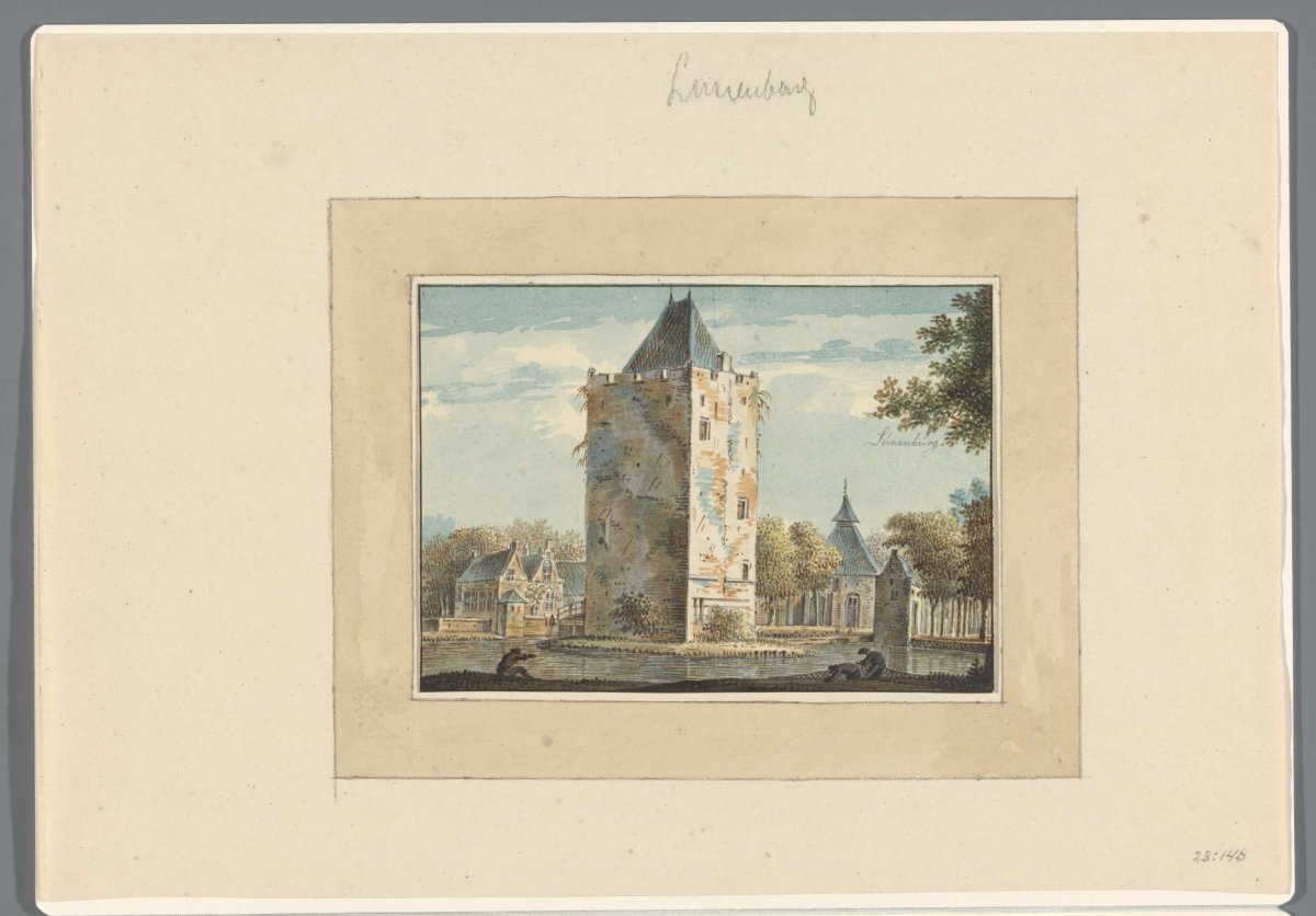 Gezicht te Lunenburg, anonymous, 1700 - 1800