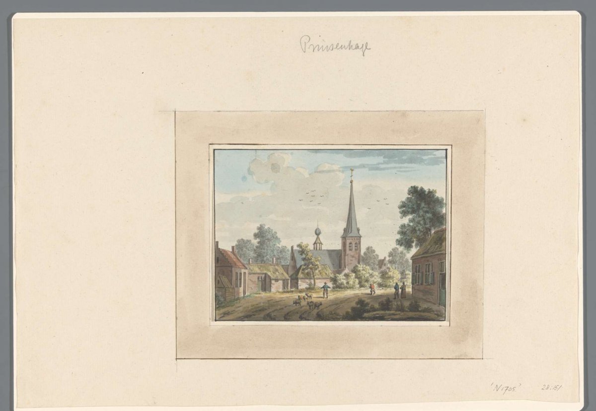 Gezicht te Prinsenhage, anonymous, 1700 - 1800