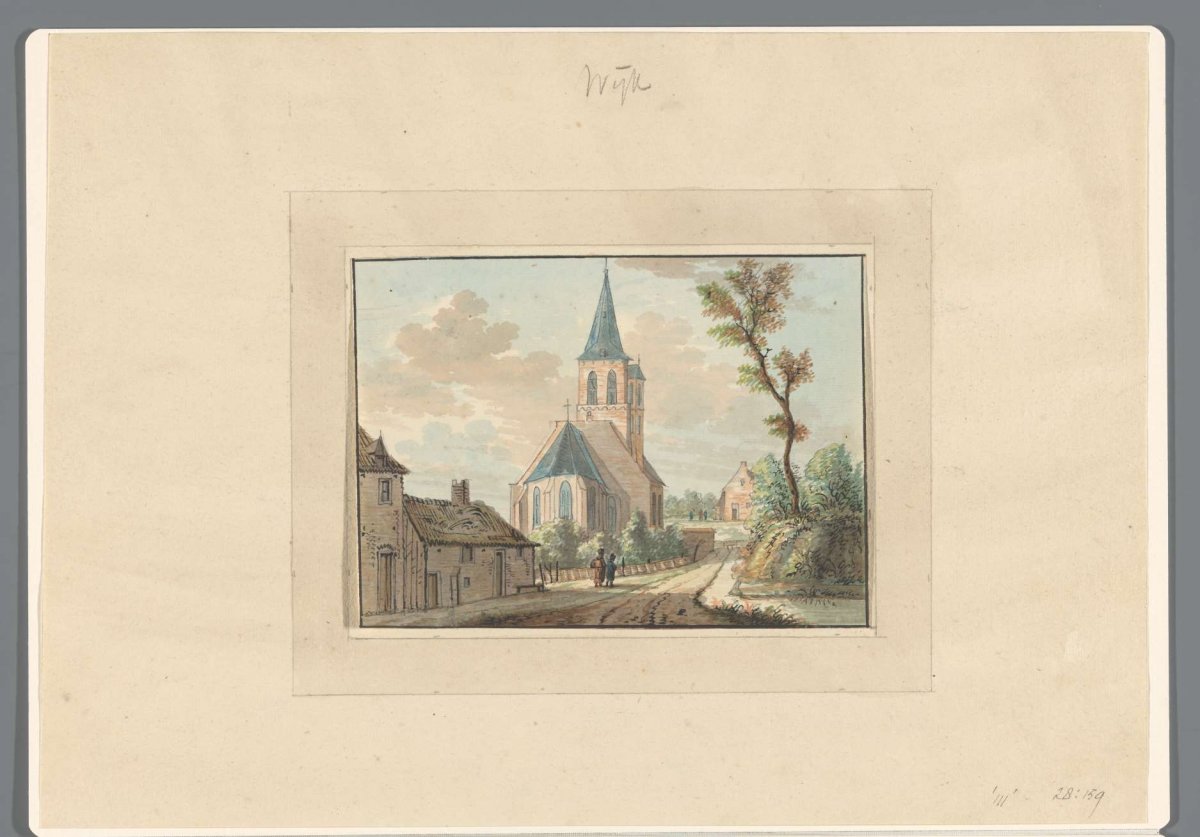 Gezicht te Wijk, anonymous, 1700 - 1800