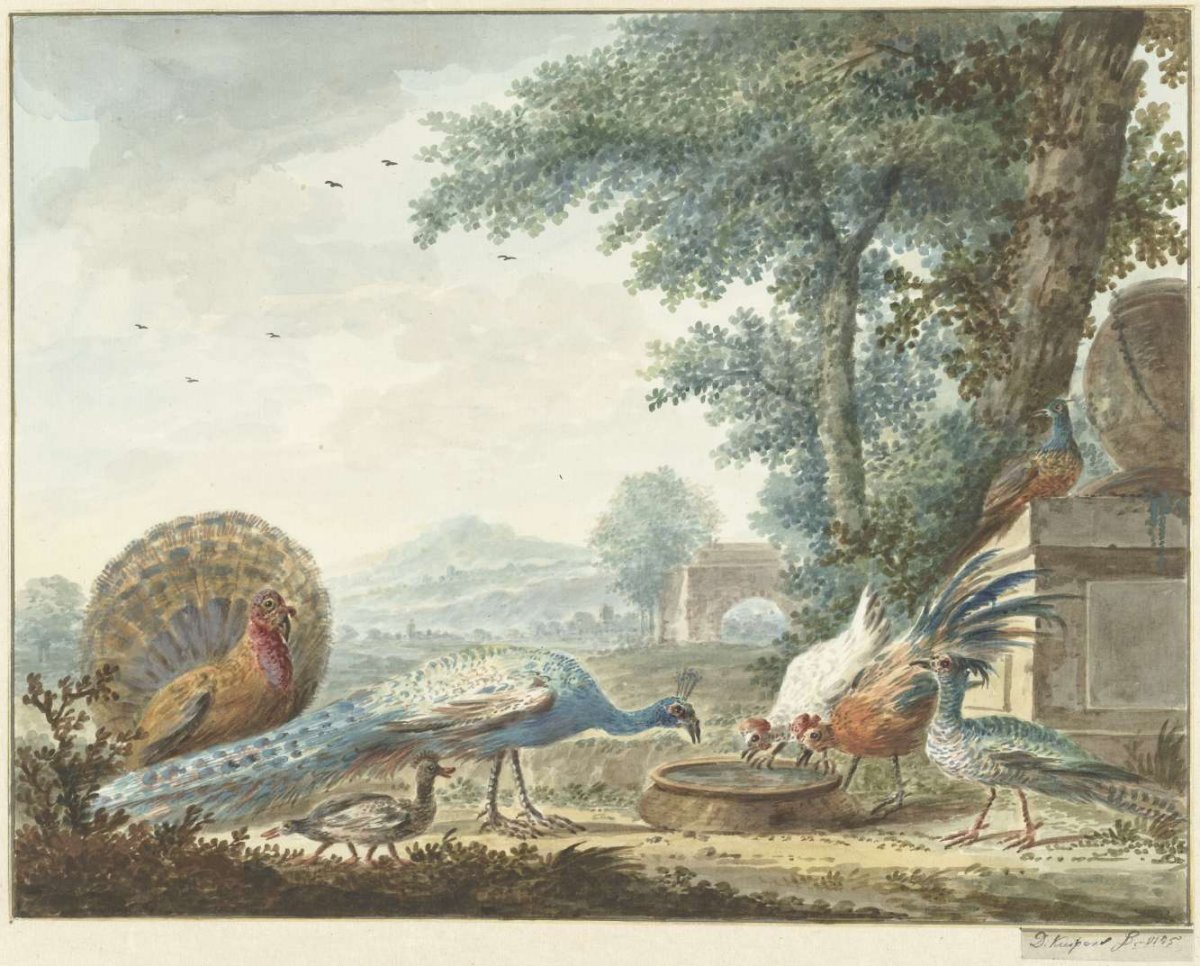 Hoenderhof, Dirk Kuipers, 1775