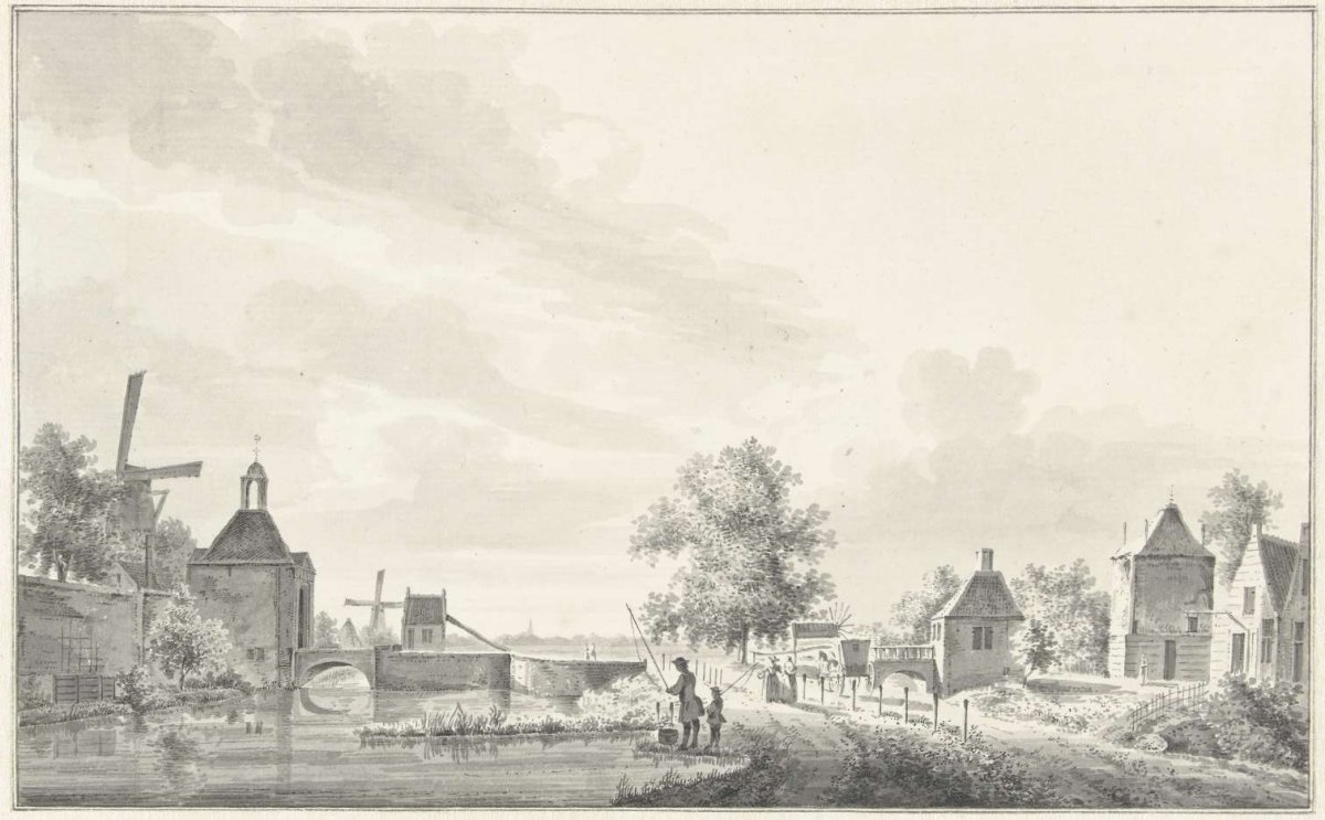 The Benskoper Poort in IJsselstein, Pieter Jan van Liender, 1752