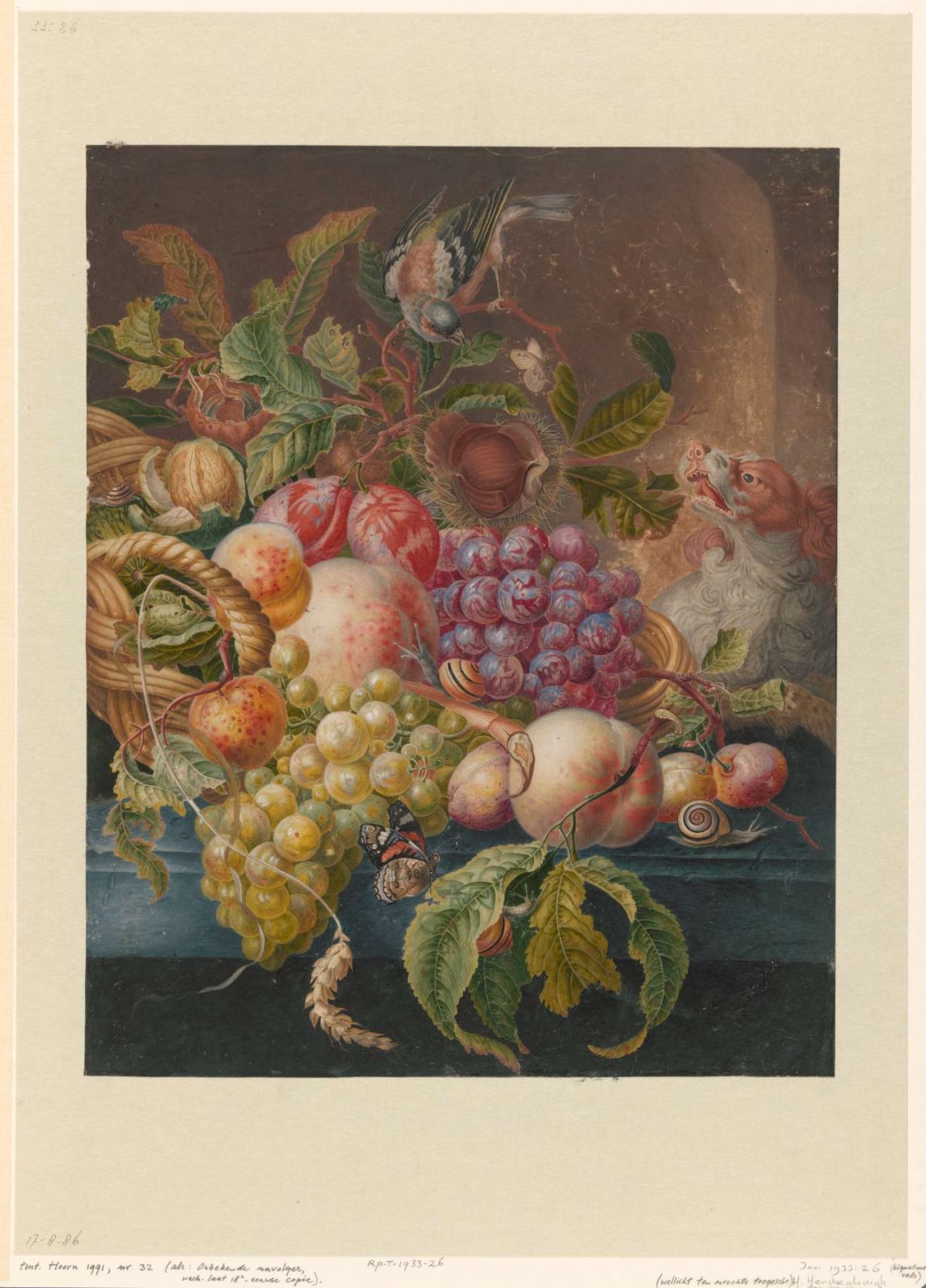 Fruitstilleven, Herman Henstenburgh, 1677 - 1726