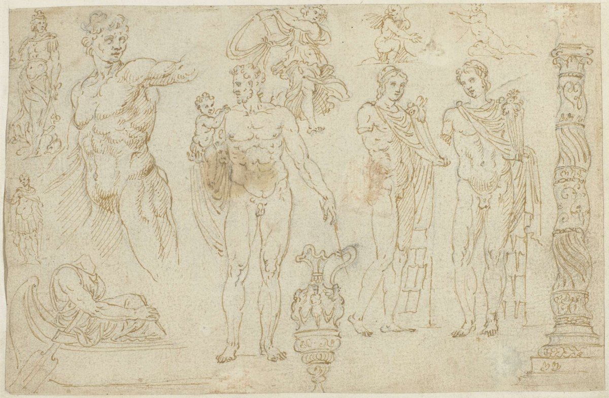 Statues and ornaments, anonymous, c. 1550 - c. 1570