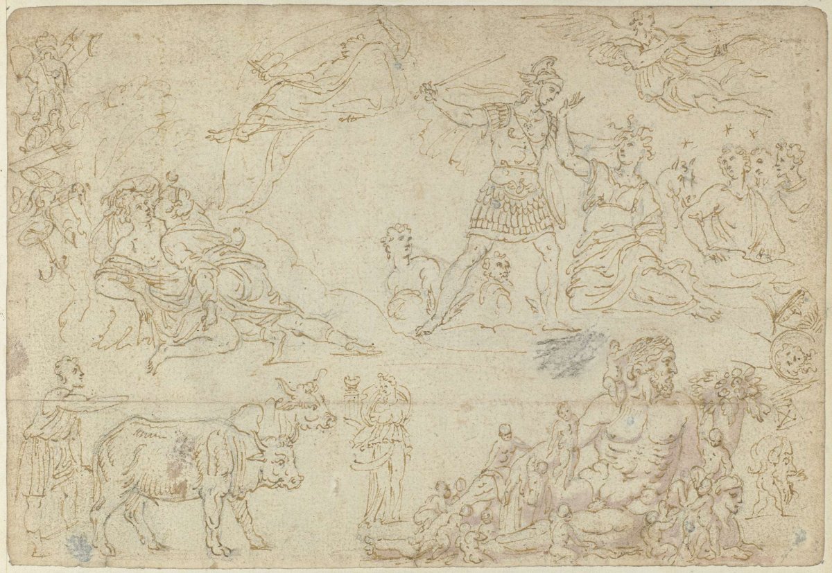 Fresco and reliefs, anonymous, 1550 - 1570