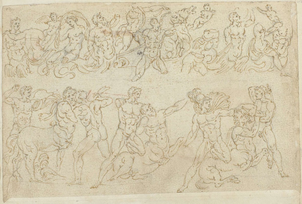 Representations of sarcophagi, anonymous, 1550 - 1570