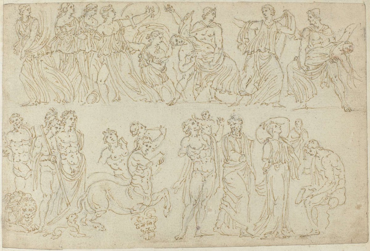Representations on sarcophagi, anonymous, 1550 - 1570