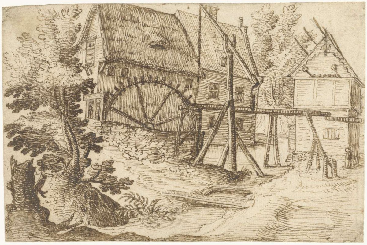 Watermolen, anonymous, 1600 - 1699