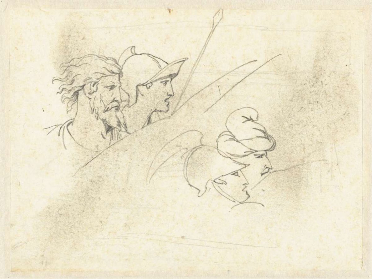 Studies of ancient warriors, David Pièrre Giottino Humbert de Superville, 1780 - 1849