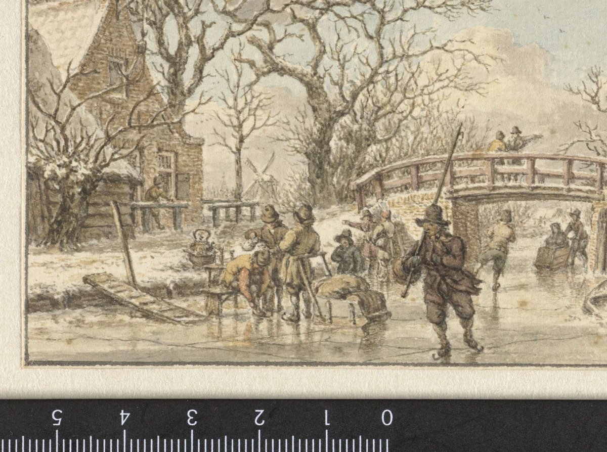 Landscape with two shepherds with cattle near a ruin, Pieter Symonsz Potter, 1607 - 1652