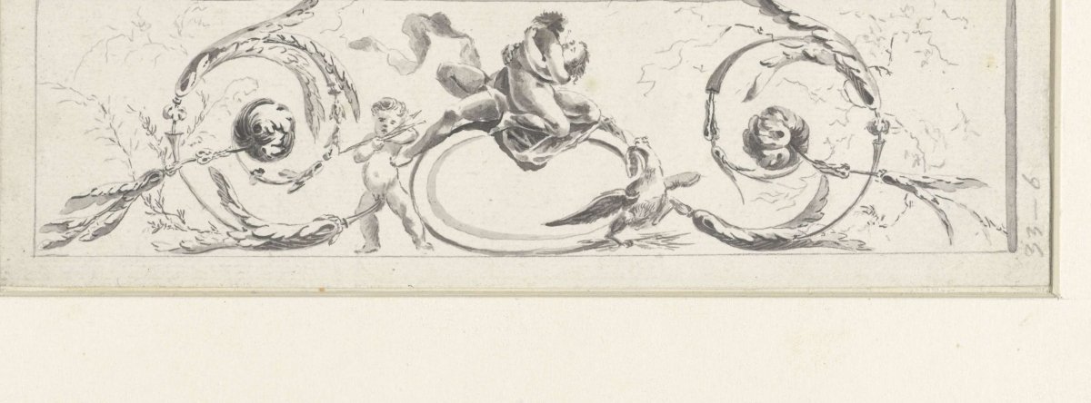 Fries, samengesteld uit acanthus-ranken, Henri Sallembier, 1763 - 1820