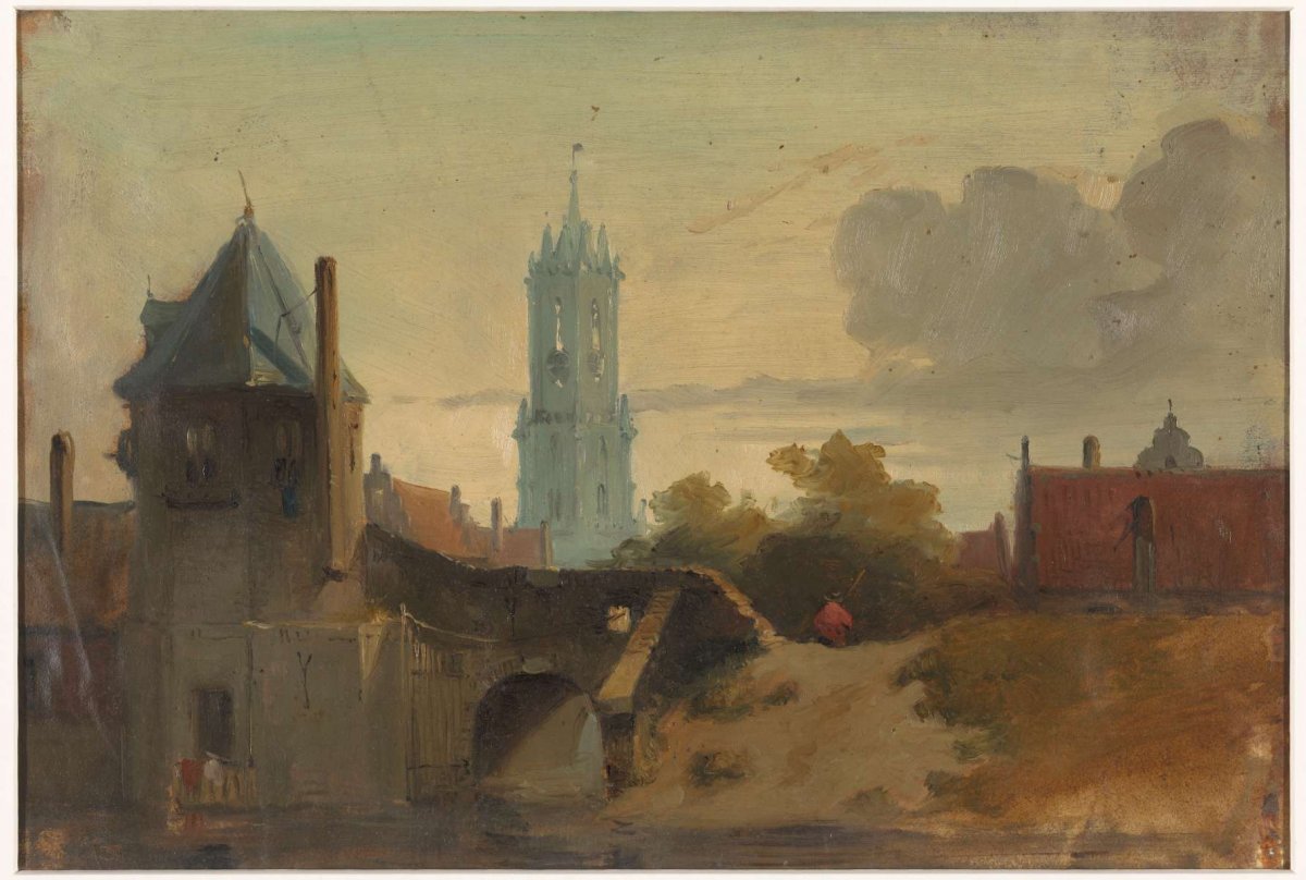 View of Delft, Jan Weissenbruch, 1832 - 1880