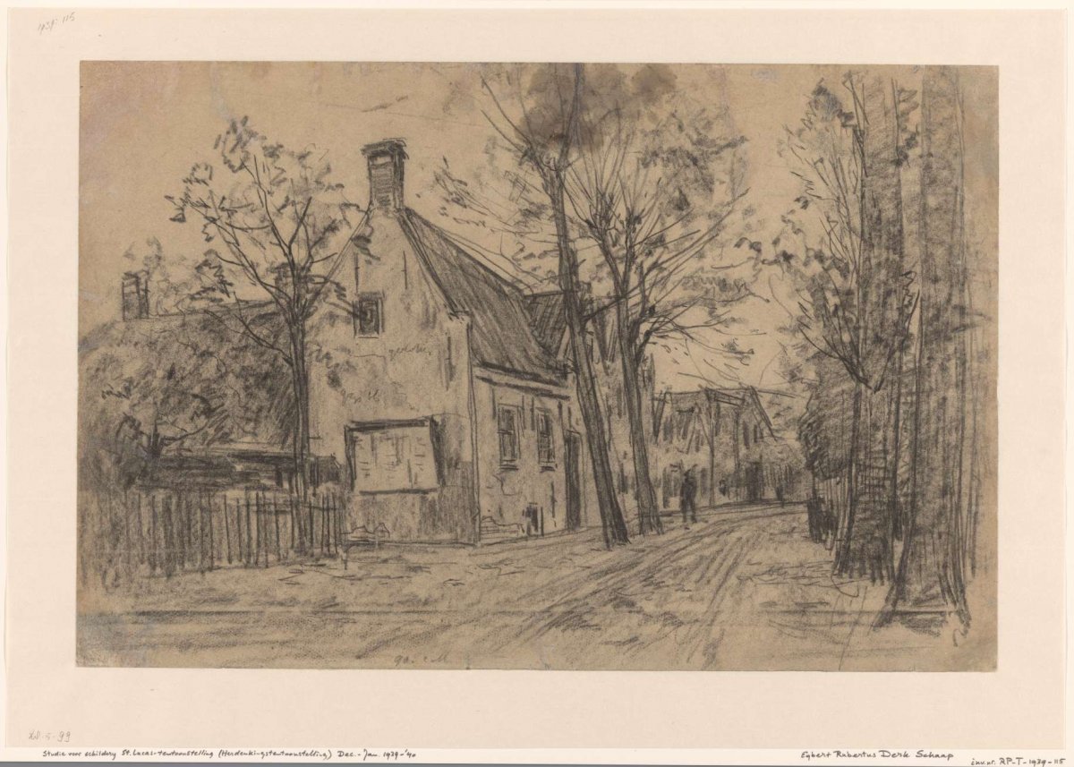 Villagescape, Egbert Rubertus Derk Schaap, 1872 - 1939