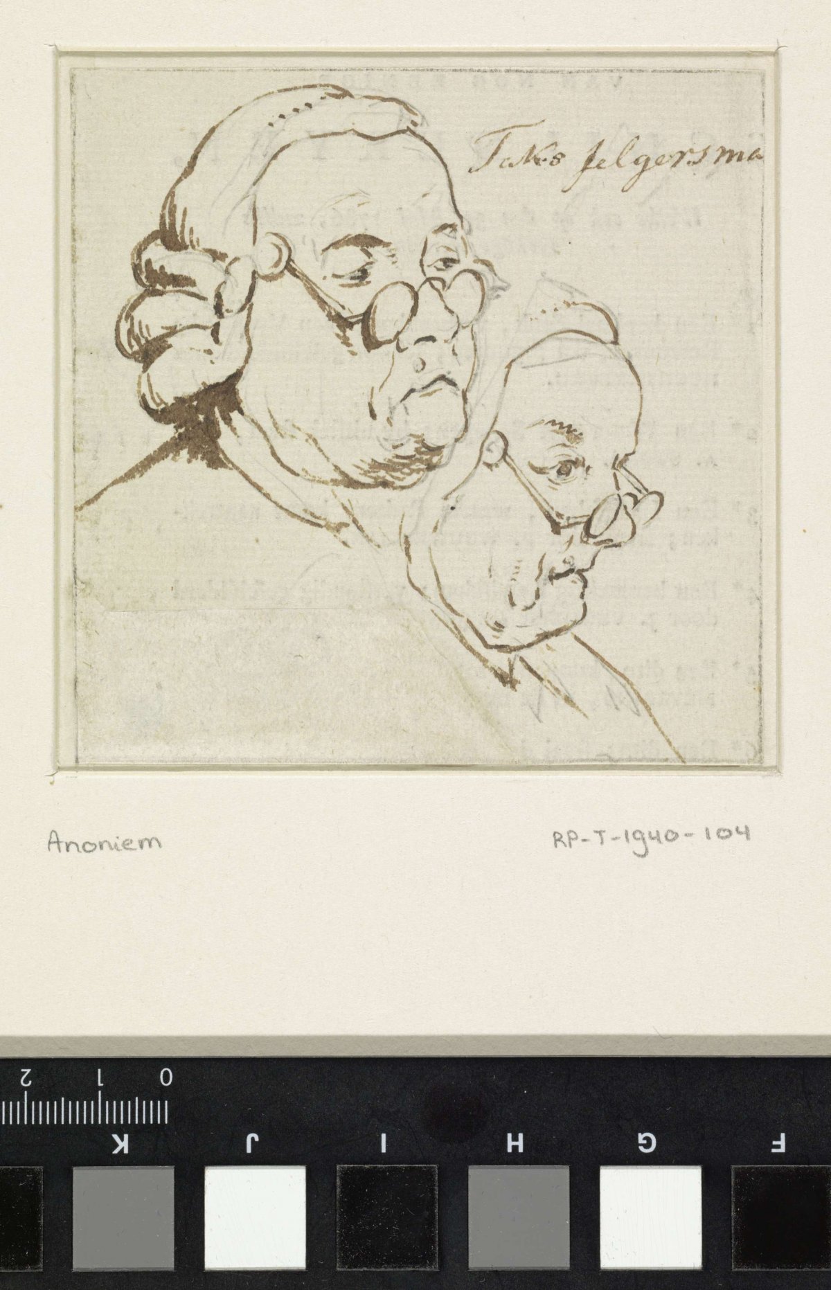 Portrait of Tako Hajo Jelgersma, anonymous, 1786 - 1795