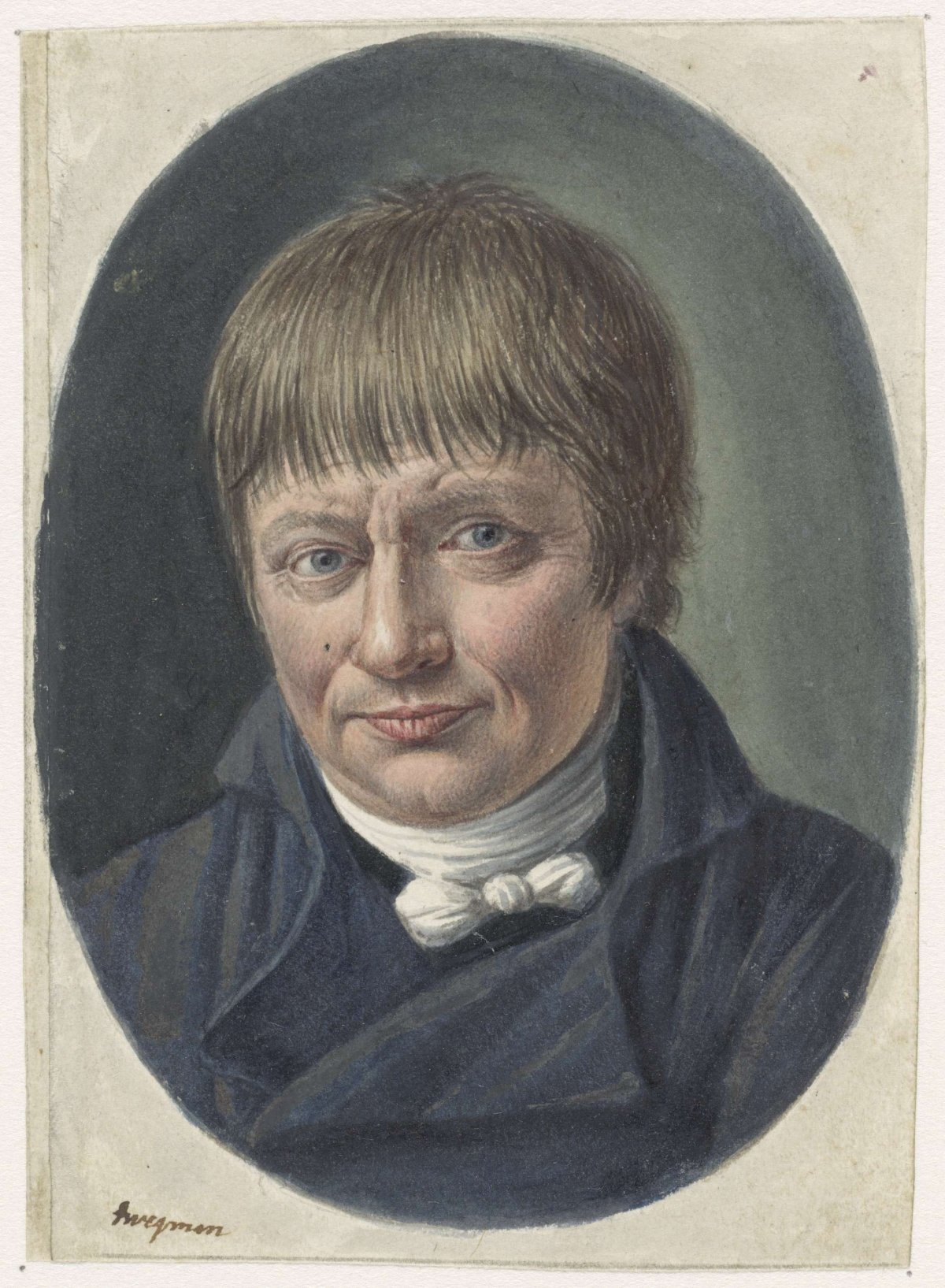 Self-portrait of Hendrik Schwegman, Hendrik Schwegman, 1771 - 1816