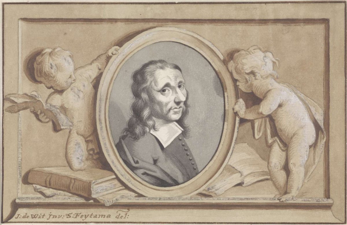 Portrait of Allaert van Everdingen, Sybrand Feitama (II), 1704 - 1758