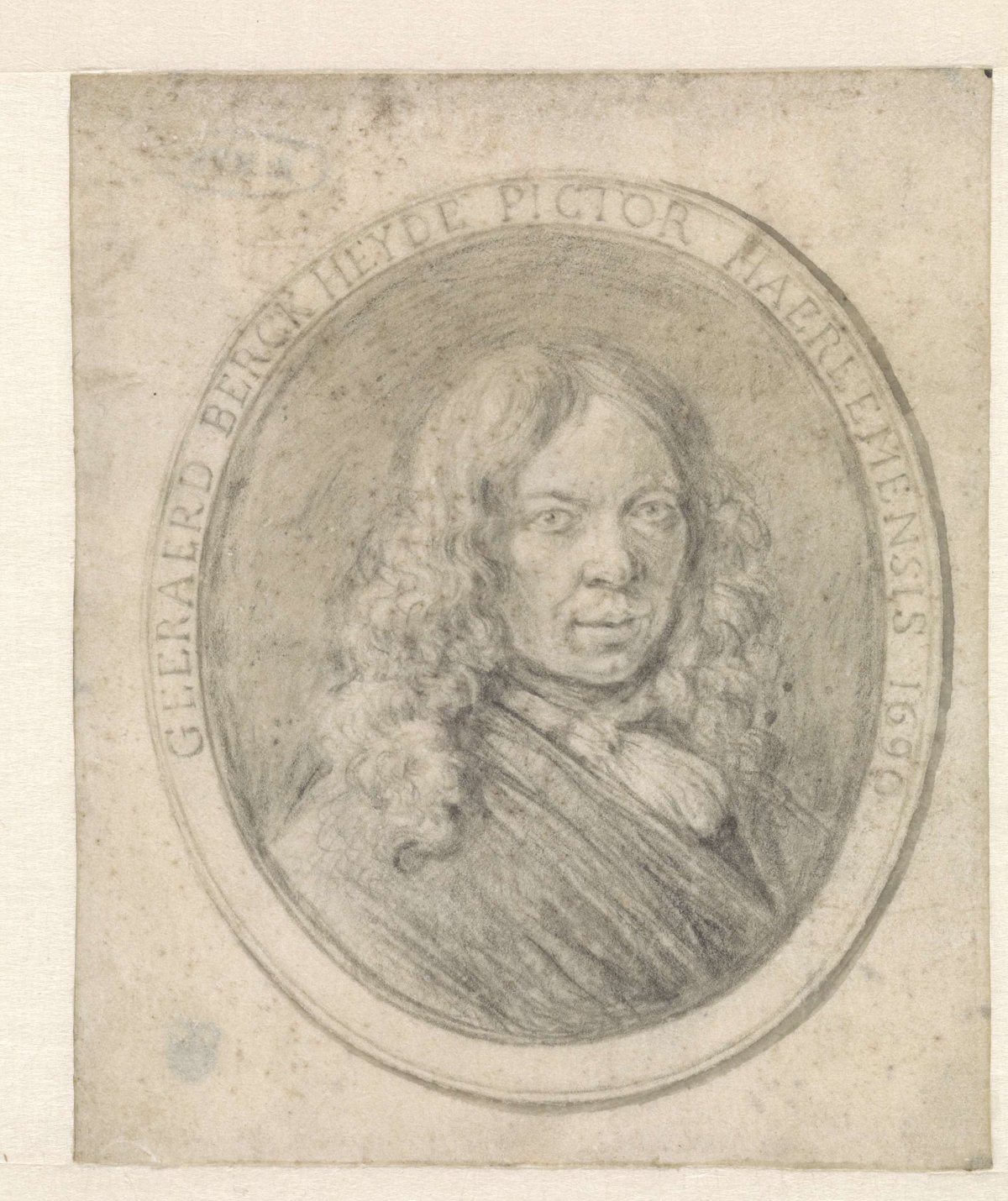 Portrait of Gerrit Adriaensz. Berckheyde, anonymous, 1690