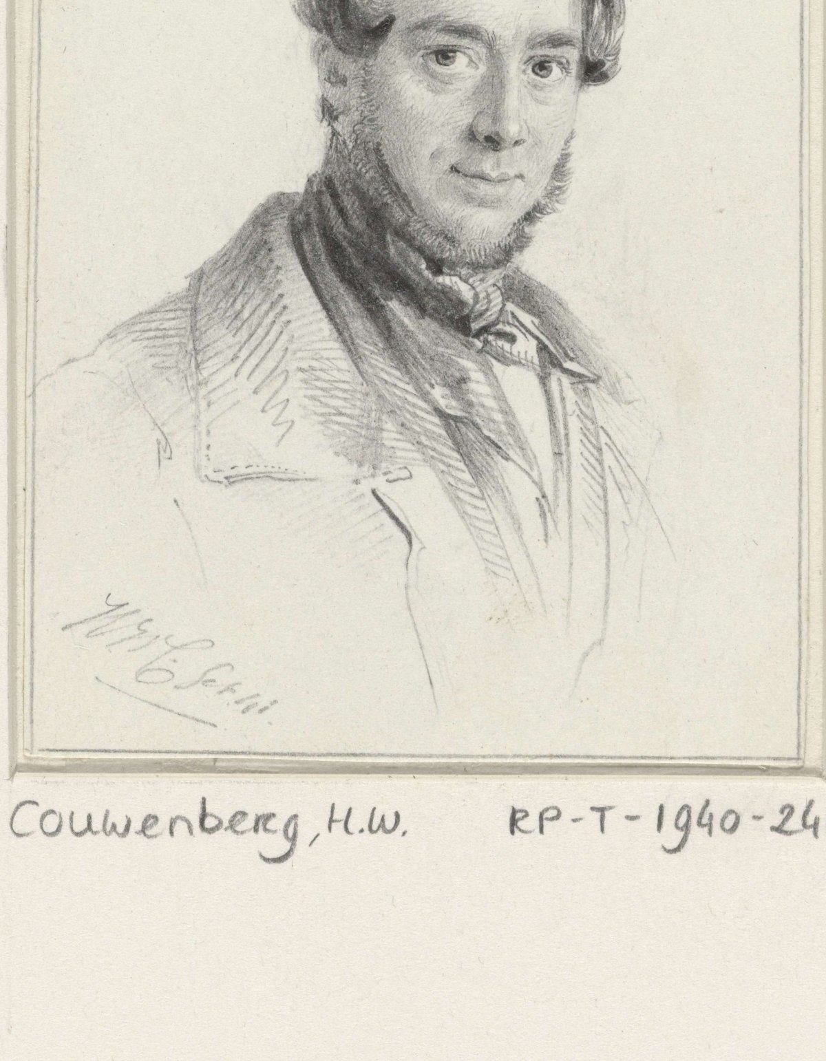 Portrait of Hendrik Leonard Muller, Henricus Wilhelmus Couwenberg, 1841