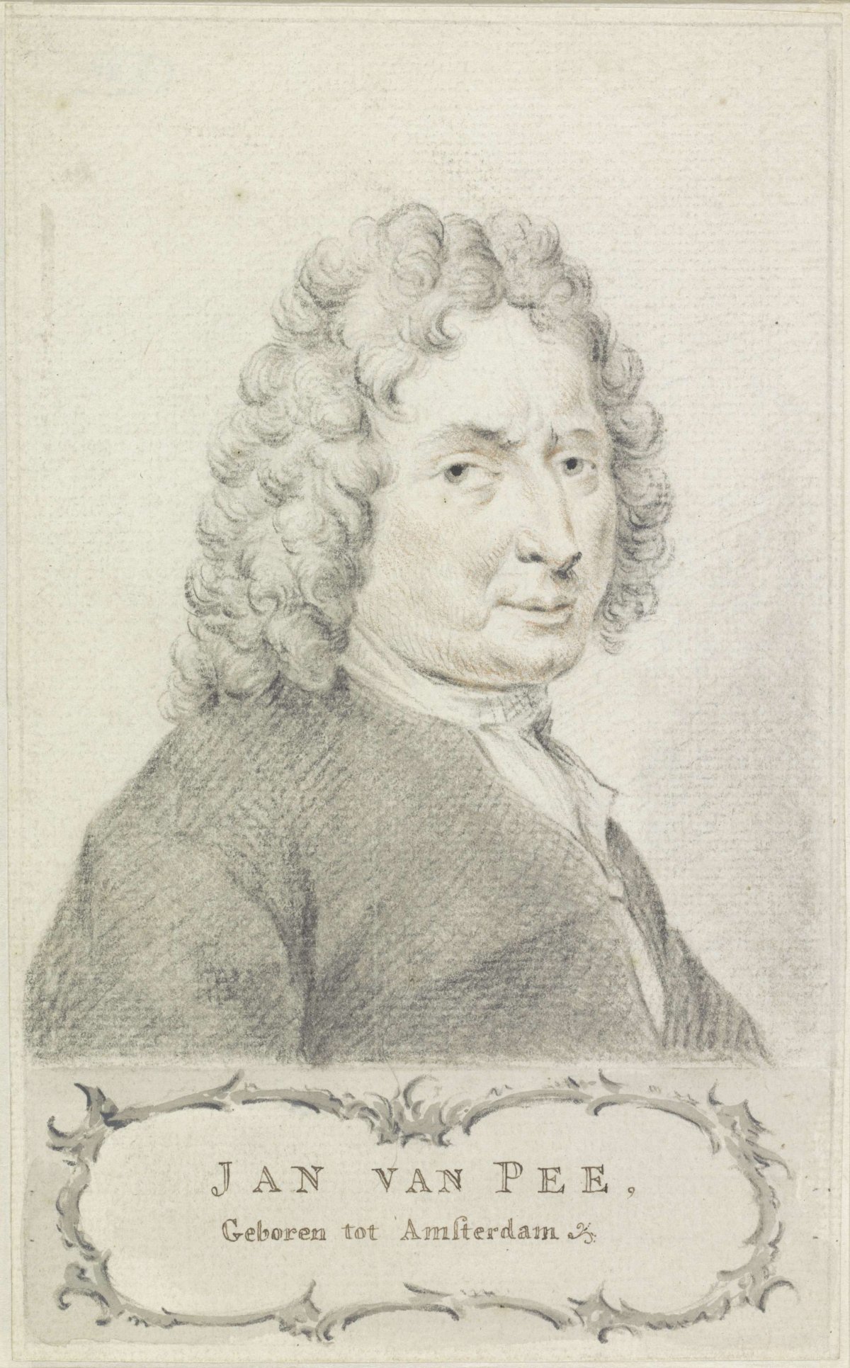 Portrait of Jan van Pee, anonymous, c. 1630 - c. 1760