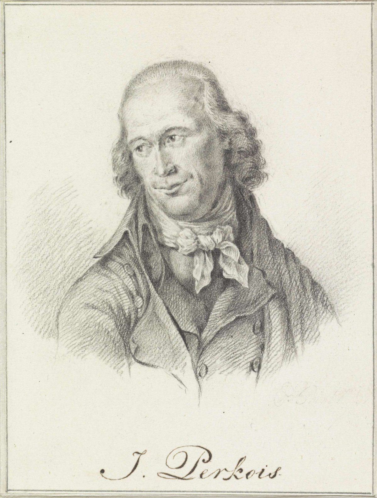 Portrait of Jacobus Perkois, Pieter Gaal, 1779 - 1819