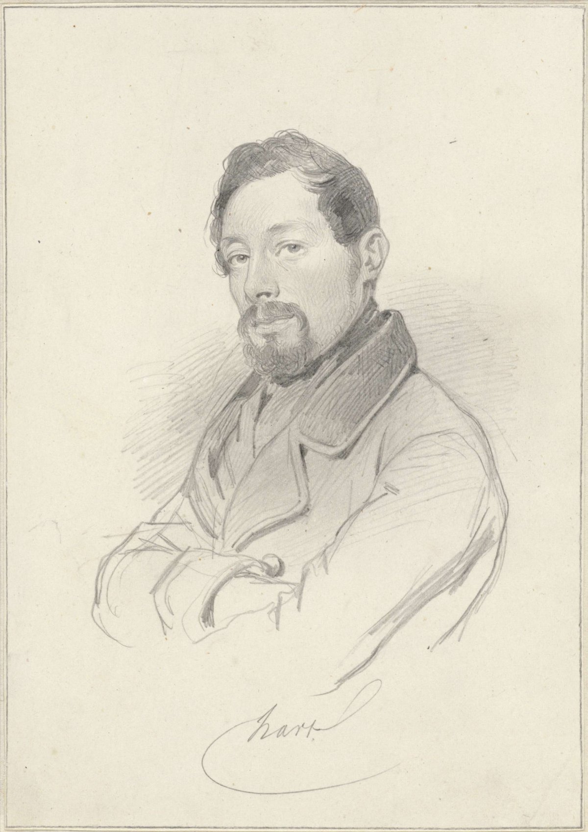 Portrait of Laurent Joseph Hart, anonymous, 1840 - 1842