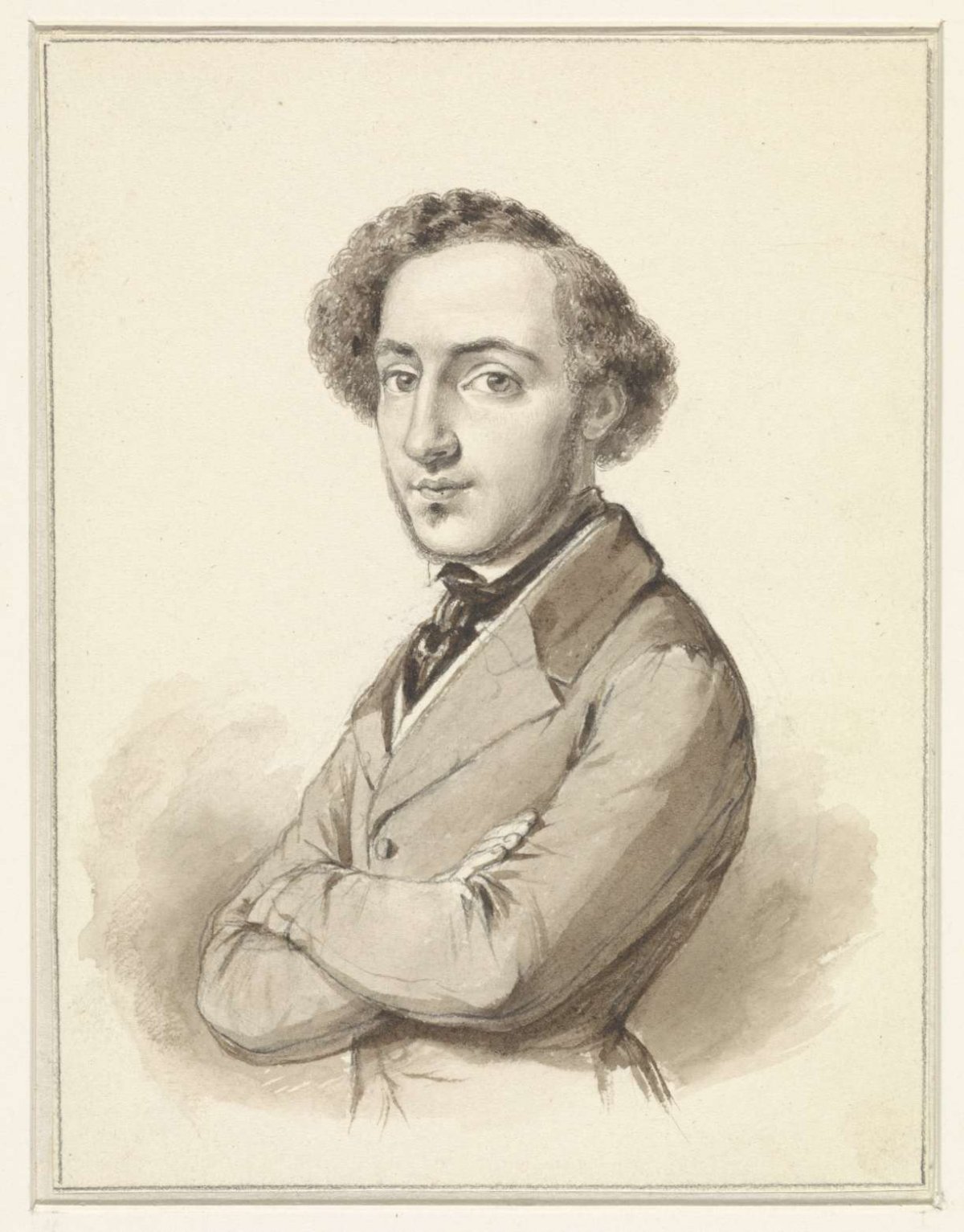 Self-portrait of Moritz Calisch, Moritz Calisch, 1840 - 1850