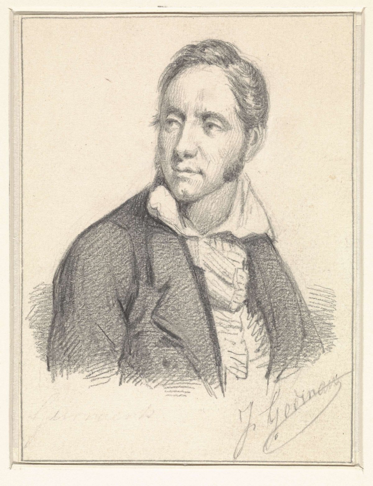 Portrait of Josef Geirnaert, Jacobus Ludovicus Godinau, 1840 - 1842