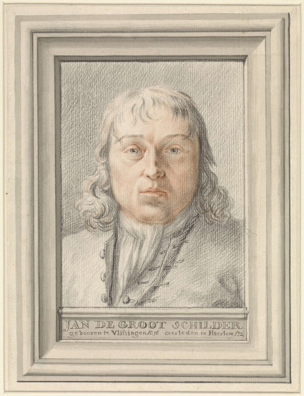 Portrait of Jan de Groot, anonymous, 1650 - 1800