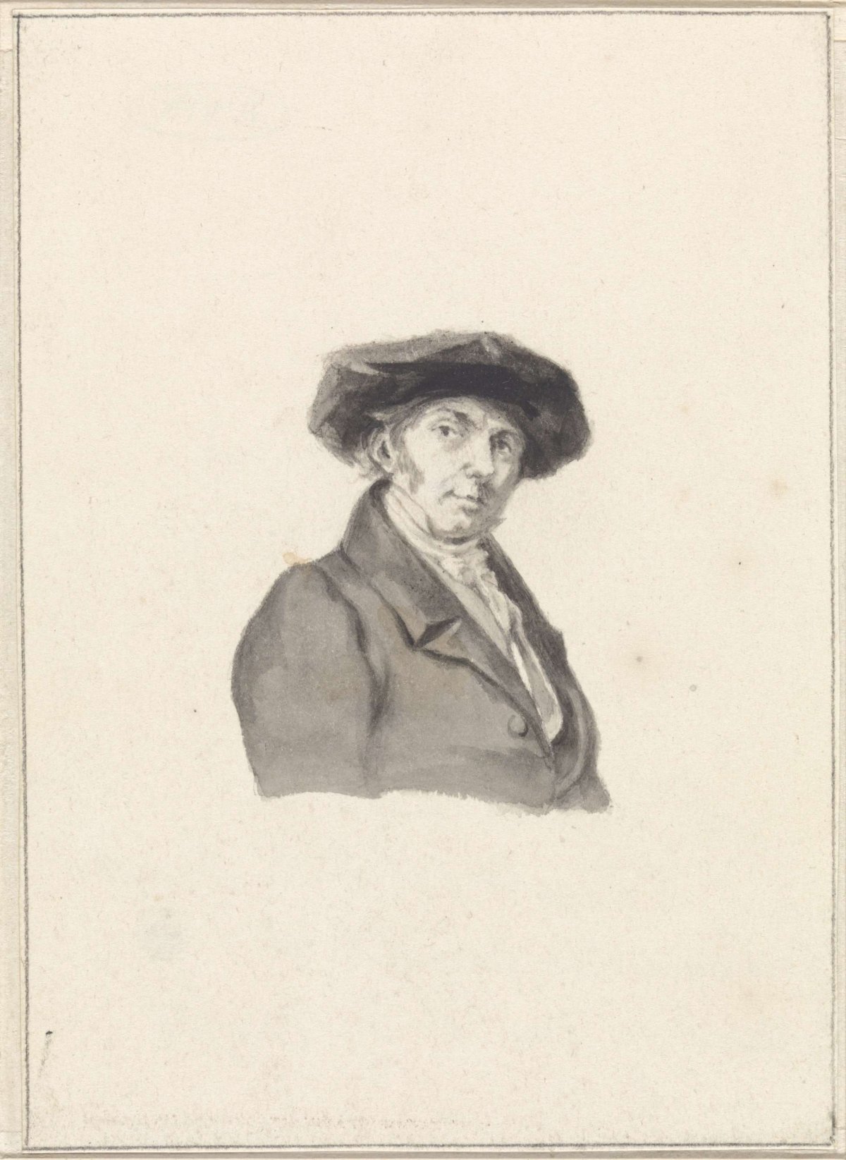Portrait of Andreas Danekes, anonymous, 1800 - 1850