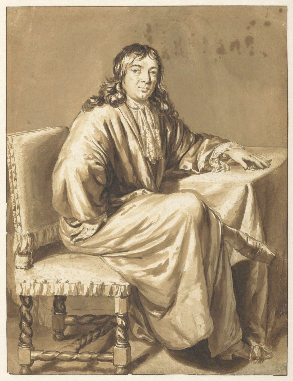 Portrait of Cornelis de Man, Caspar Netscher, c. 1710