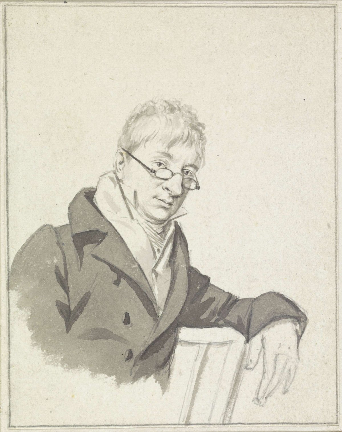 Portrait of François Joseph Pfeiffer (Jr.)., Hendrik Willem Caspari, 1780 - 1829