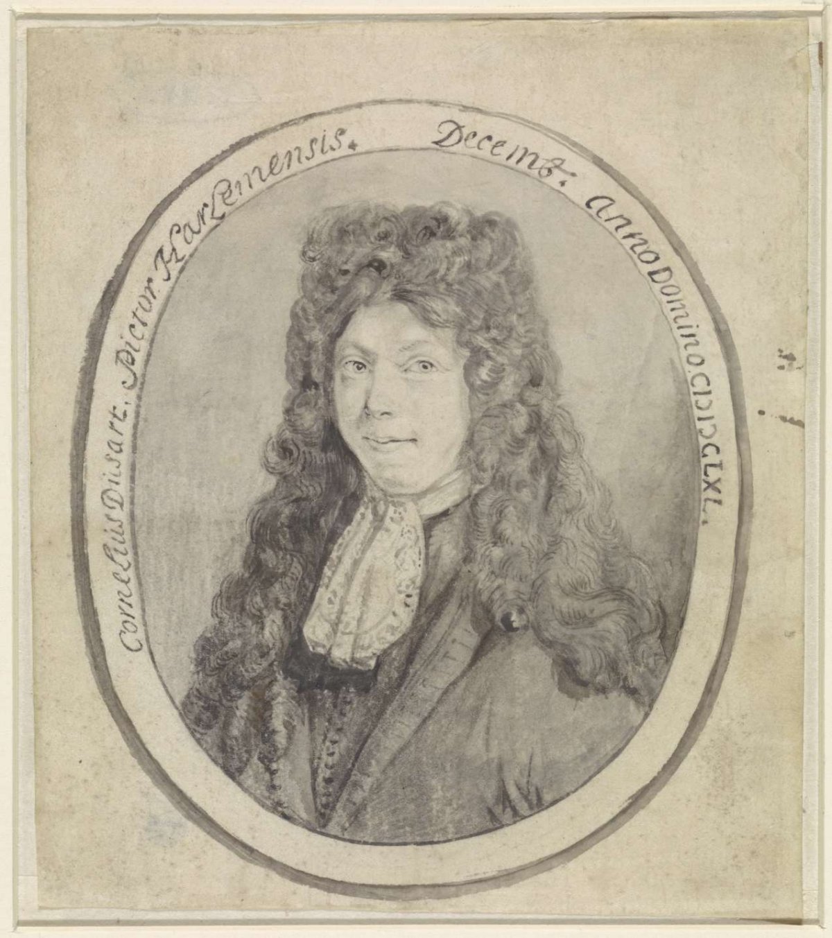 Portrait of Cornelis Dusart, anonymous, 1690