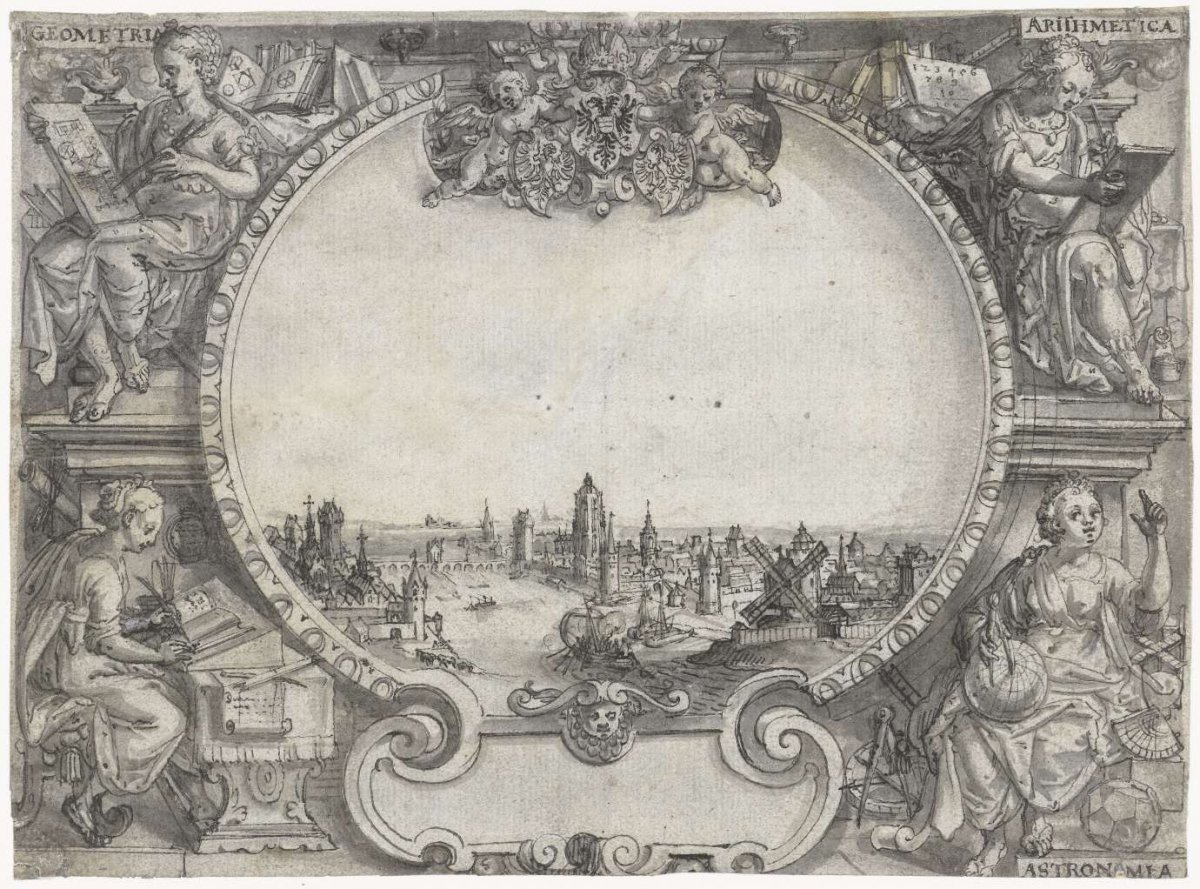 View of Frankfurt, anonymous, 1500 - 1600