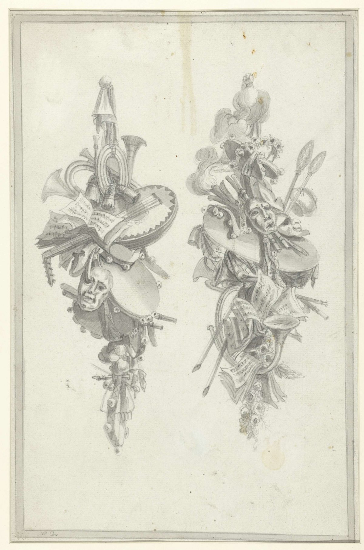 Attributes of music, anonymous, c. 1770 - c. 1850