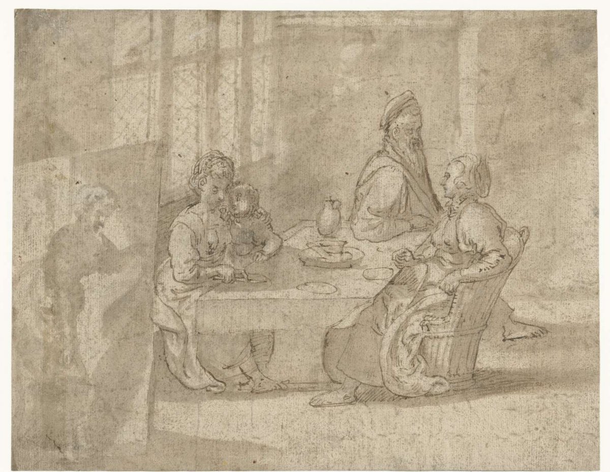 Huiselijke voorstelling, anonymous, 1550 - 1599