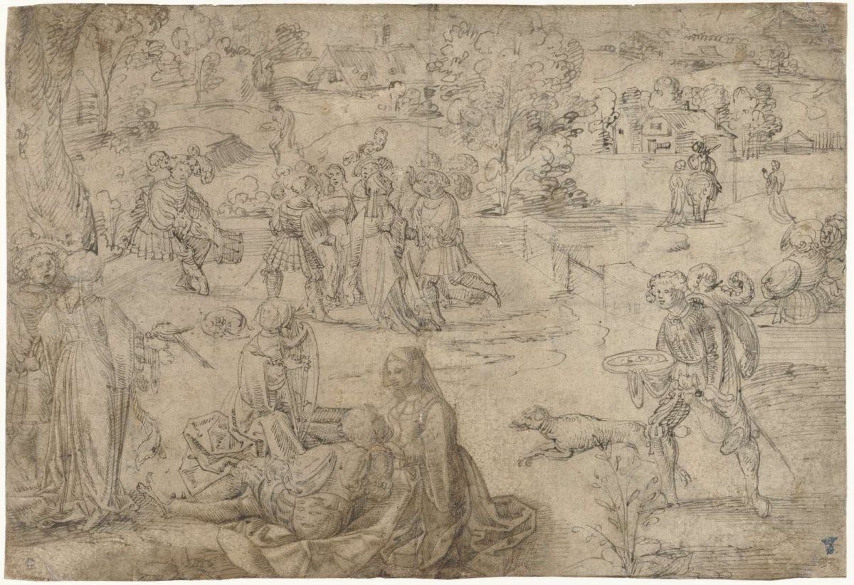 The Love Garden, anonymous, 1500 - 1549