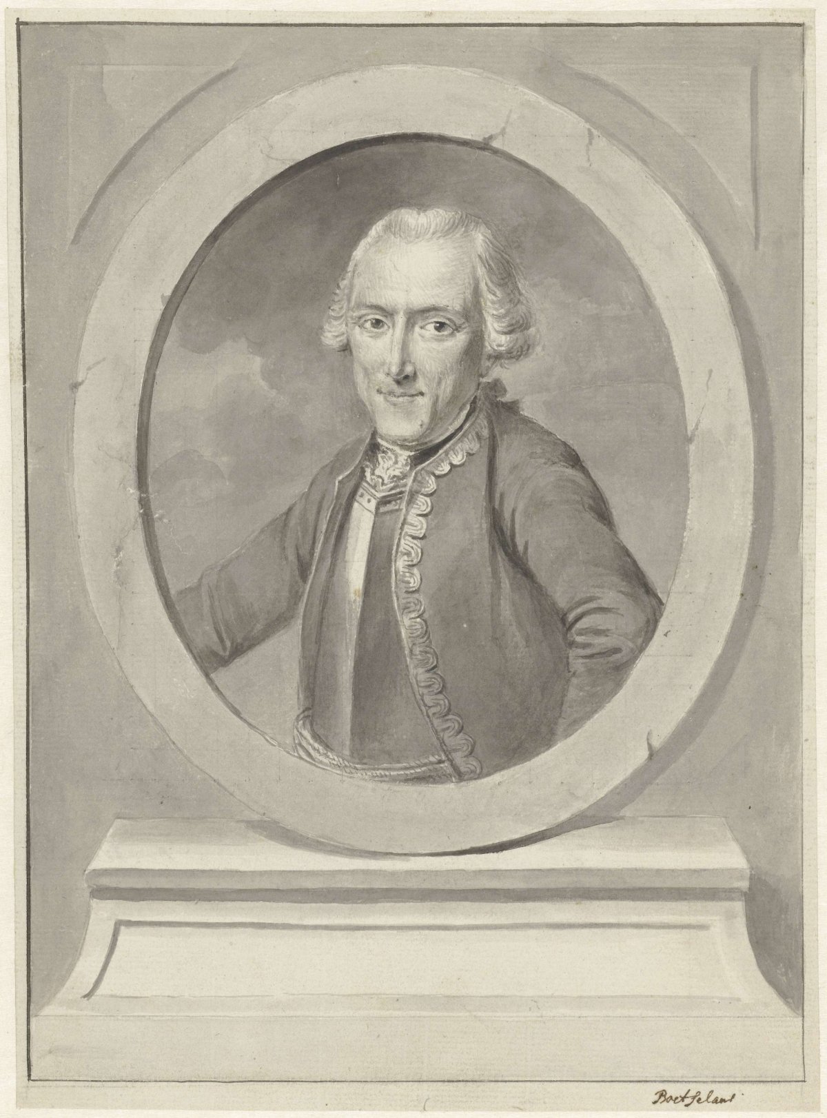 Portrait of Carel baron van Boetzelaer, Jean Humbert, 1744 - 1794