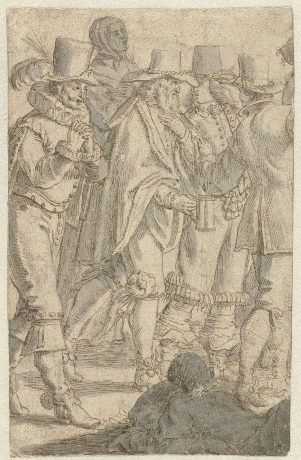 Exodus of the Spanish garrison from Breda (1637), anonymous, 1637 - 1700
