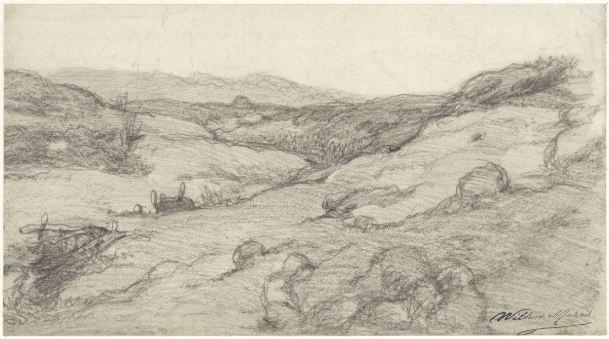 Heuvellandschap, Willem Maris, 1854 - 1910
