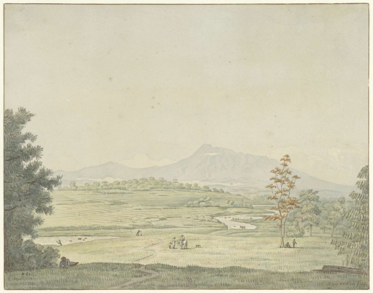 Landscape on Java, Pieter van Oort Hzn, 1830