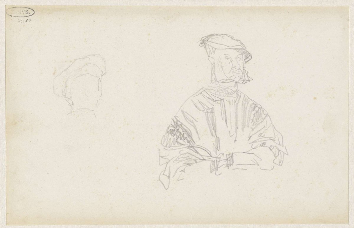 Study of a man in sixteenth century costume, Matthijs Maris, 1849 - 1917