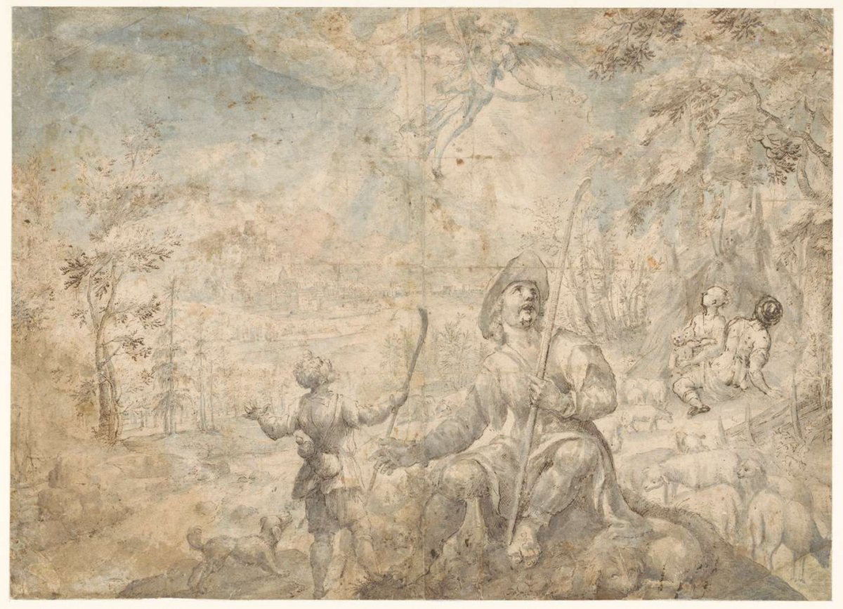 Proclamation to the shepherds, anonymous, 1580