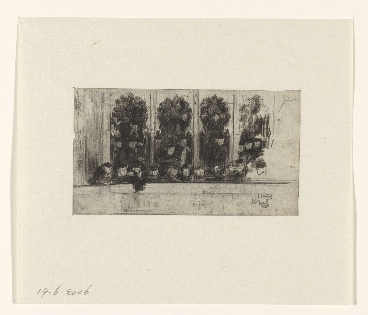 Spectators on the balcony of the theater, Isaac Israels, 1875 - 1934