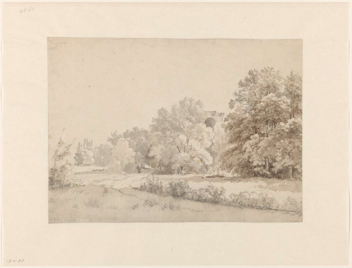Gezicht te Kleef, Barend Cornelis Koekkoek, 1813 - 1862